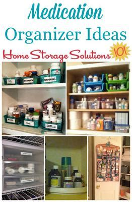 Staff stocked the cabinets with patients' routine medications and supplies to administer them. Medication Organizer Ideas & Storage Solutions