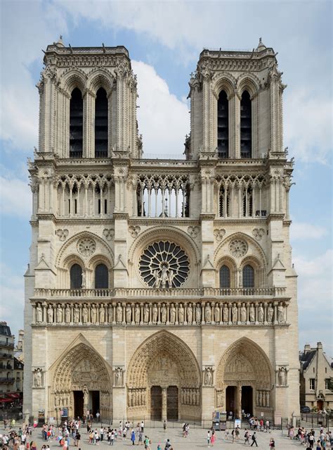 Notre Dame Paris Landmarks Cathedral Architecture Gothic Architecture