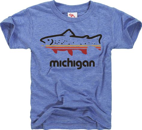 Americas High Five Youth Michigan Kid Shirts The Mitten State