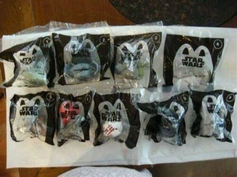 2021 mcdonalds star wars happy meal toys complete set of 9 3847118645