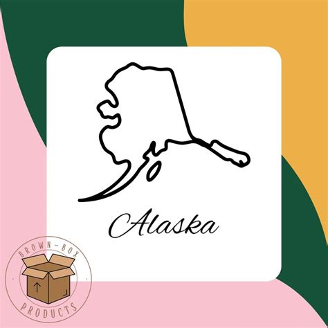 Alaska Outline Svg Files Alaska Cut Files United States Of America
