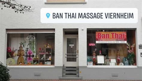 ban thai massage Öffnungszeiten