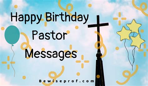 Happy Birthday Pastor Messages Be Wise Professor