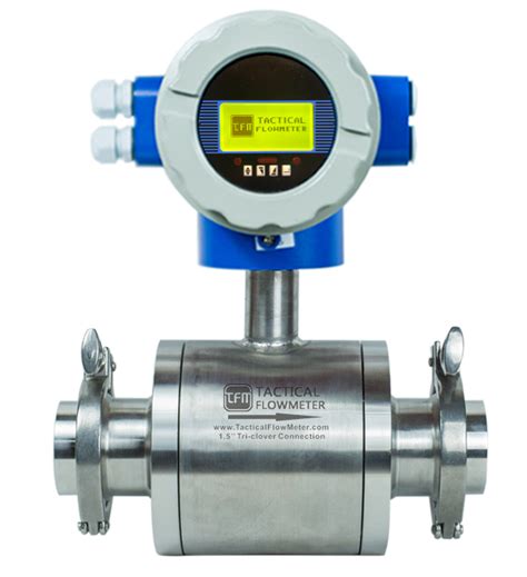 Electromagnetic Mag Flow Meters Triclover And Ansi Flanges Tactical