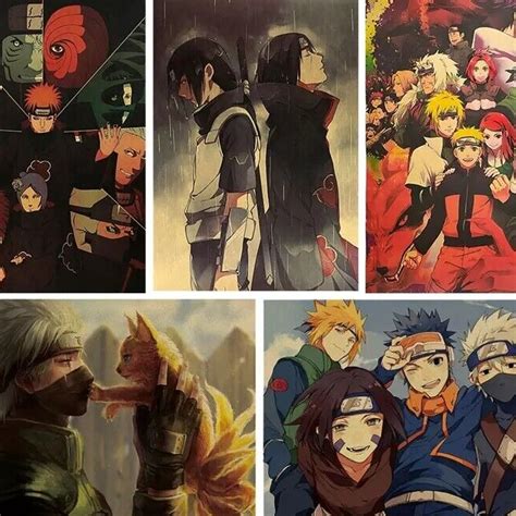 Naruto Anime Poster Room Decoration Vertical Poster League Of Ninja
