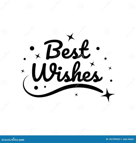Best Wishes Card Lettering Beautiful Greeting Banner Poster