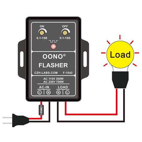 Ac 100 240v 3a Blinking Flasher Module