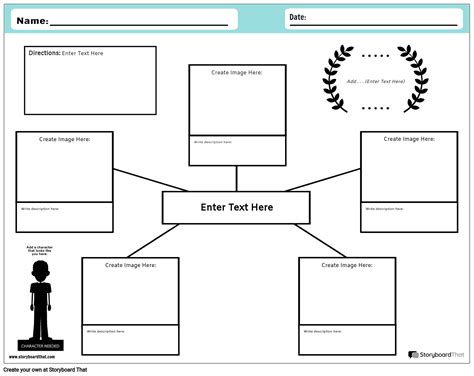 Spider Map Storyboard By Worksheet Templates 57 Off
