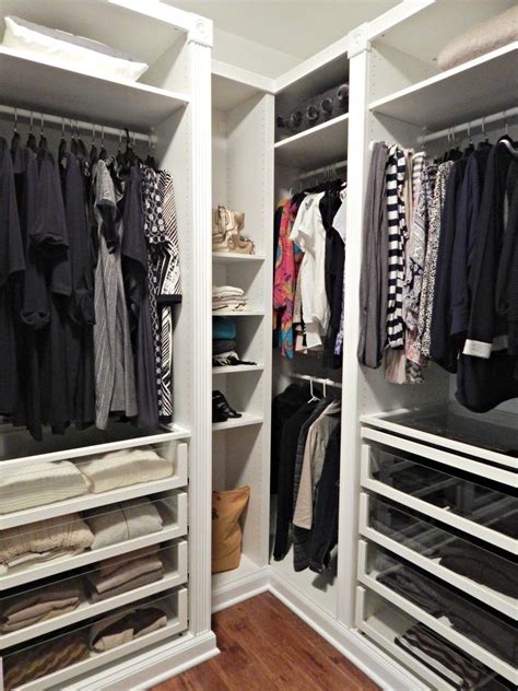 Everything is finished in white (literally the perfect blank canvas), and thanks to its low price, it fits most budgets. Pin on Closet ideas