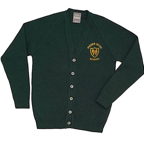 Pinner Wood Cardy With Logo Yrs 3 6 Kevins Schoolwear