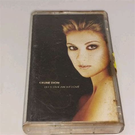 Celine Dion Lets Talk About Love Collectible Cassette Tape Music Album