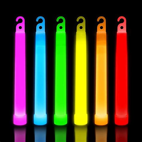 6 8 Glow Sticks Premium Bracelets Neon Necklaces Birthday Rave Party