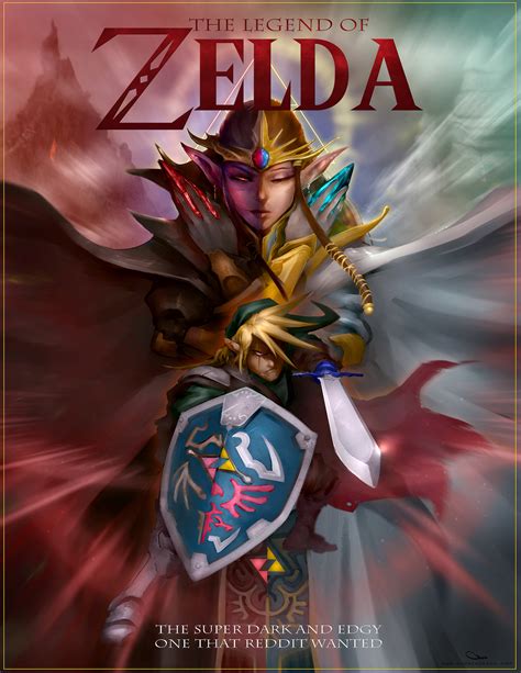 The Legend Of Zelda Super Edgy And Dark By Darrengeers On Deviantart