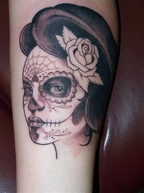 Over the course of history, one of the enduring tattoo designs is the skull. New Tattoo: Sugar Skull Lady Tattoo
