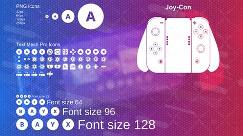 Artstation Nintendo Switch Buttons Icons Overlays Game Assets