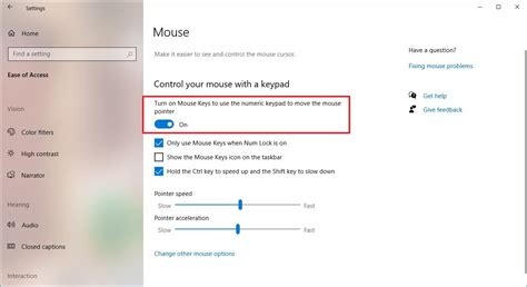 How To Control Your Mouse Using A Keyboard On Windows 10 Windows Central