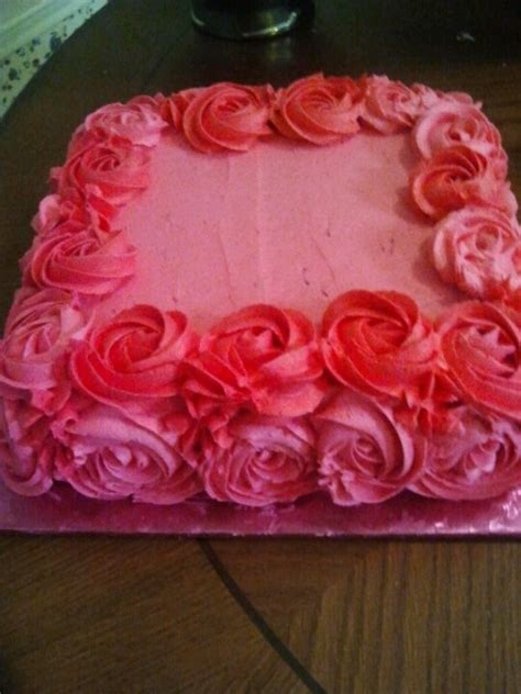 Pink Rose Cake Pix 2 Pink Rose Cake Rose Cake Cake
