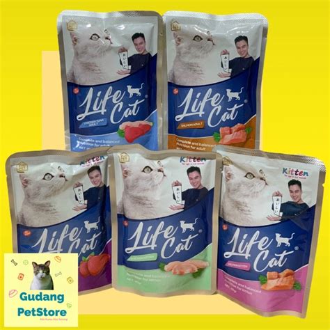 Life Cat Pouch Baim Wong 85gr Wet Food Makanan Kucing Setara Whiskas