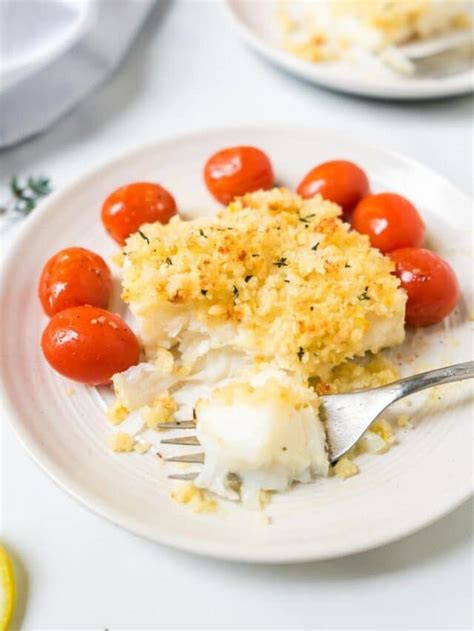 Baked Cod With Panko And Parmesan Get On My Plate