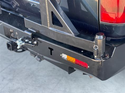 Rear Bar Spare Wheel Carrier Dual To Suit Toyota Landcruiser 80 Series