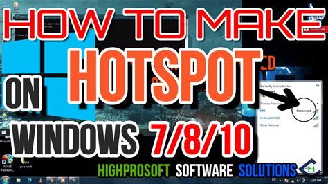 How To Create Hotspot On Windows Full Guide Updated Youtube