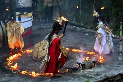 Mayan Shamanic Ritual Moving Into The Spiritual World Looking And