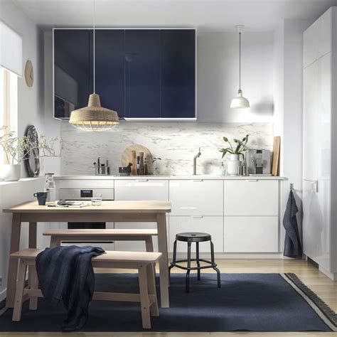 Ikea Navy Kitchen Interior Kitchen Small Kitchen Interior Design