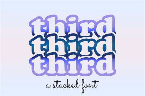 Download Third Font For Free Font Studio