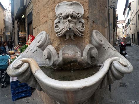 Water Fountain Fontanella Florence Italy Firenze Italy Italian