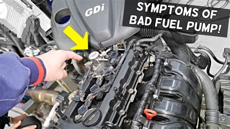 Symptoms Of Bad Fuel Pump On Hyundai Kia Youtube