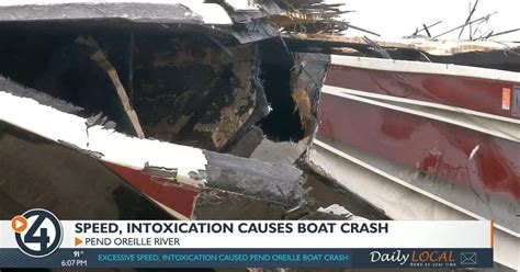 Excessive Speed Intoxication Caused Deadly Pend Oreille River Boat