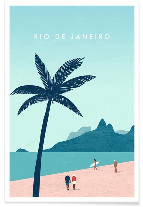 Retro Rio De Janeiro Poster Juniqe