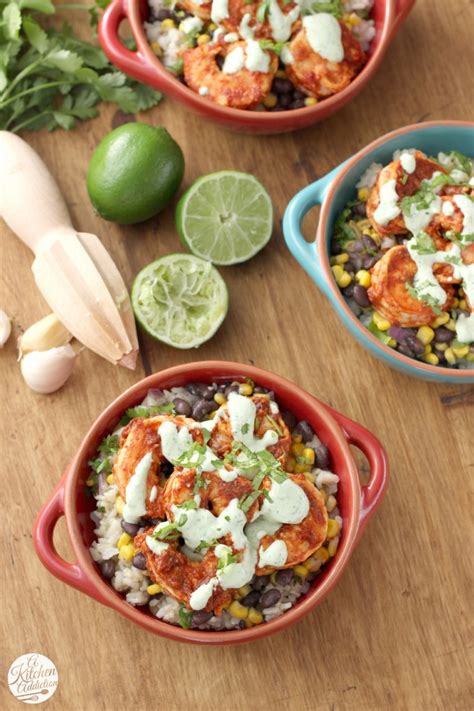 Maybe you would like to learn more about one of these? Chipotle Shrimp Bowls with Cilantro Lime Cream Sauce - A ...