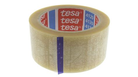04120 00008 00 Tesa 4120 Transparent Packing Tape 66m X 50mm Rs