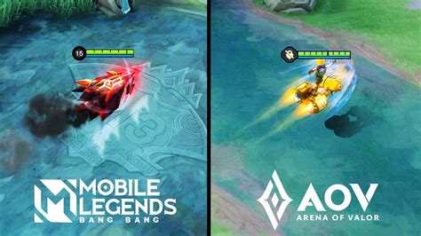 Mobile Legends Vs Arena Of Valor Skill Effects Comparison Youtube