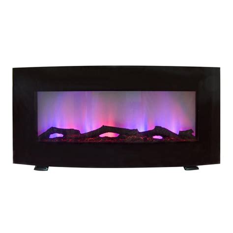 Electric fireplaces are a great alternative to traditional wood or gas fireplaces. Estate Design Lincoln 34 in. Curved Front Wall-Mount ...