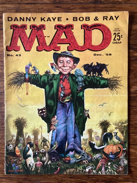 Mad Magazine Vol 1 43 Dec 1958 Danny Kaye Bob And Ray Etsy