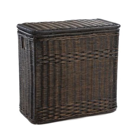 Unfollow 3 compartment laundry to stop getting updates on your ebay feed. 3-Compartment Wicker Laundry Hamper | Wicker laundry ...