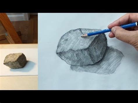 Once drawings are completed demonstrate how to put the rule of thirds grid on their digital device. How to draw a rock with pencil by Yong Chen - Drawing ...