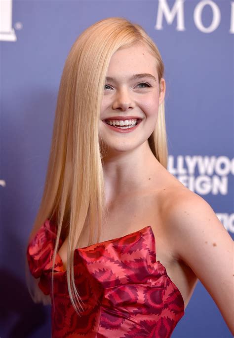 Elle Fanning 2014 Hollywood Foreign Press Associations Grants