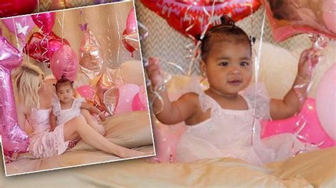khloe kardashian spoils daughter true first birthday