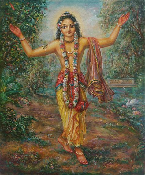 Lord Caitanya Mahaprabhu Painting By Matthew Goldman Pixels