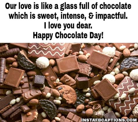 Happy Chocolate Day Status For Husband With The Newest Chocolate Text