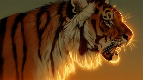 3840x2160 Tiger Evening Glow 5k 4k Hd 4k Wallpapers Images