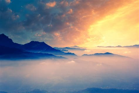 Fog Mountains Clouds 5k Wallpaper HD Nature Wallpapers 4k Wallpapers