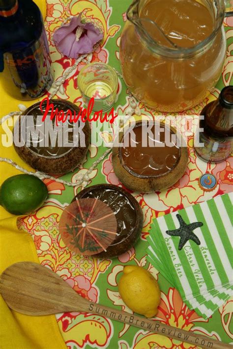 Most of us don't need an excuse to celebrate summer weather. Summer Beer Recipe for Lemonade Vodka Cocktail - Summer ...