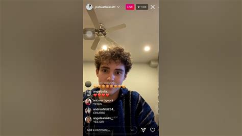 Joshua Bassett Singing Just For A Moment On Instagram Live Youtube