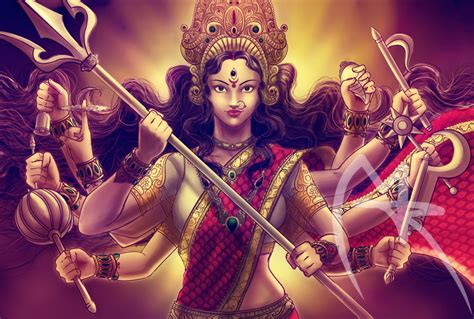 Nine Manifestations Of Goddess Durga Beautiful Maa Durga 3163548