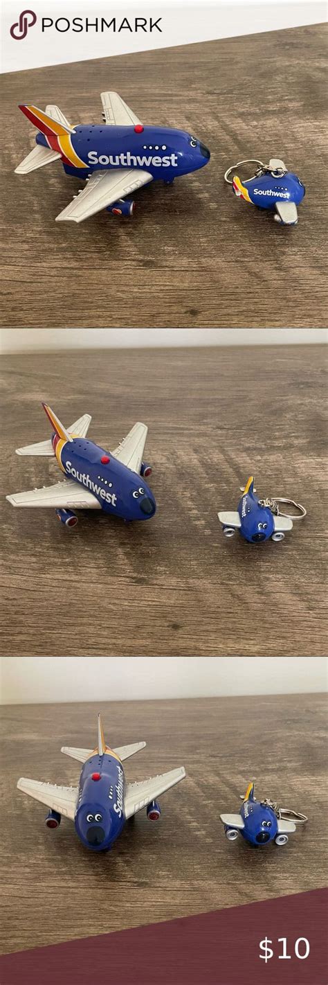 Daron Toys Southwest Airlines Toy Air Plane Working Lights And Sound