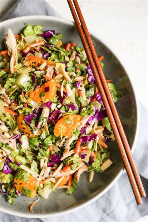 Chicken noodle salad recipe chicken recipes salad chicken chicken noodles lactuca sativa asian recipes healthy recipes delicious recipes chinese chicken salad. Chopped Asian-Inspired Chicken Salad with 'Peanut Dressing' - The Defined Dish